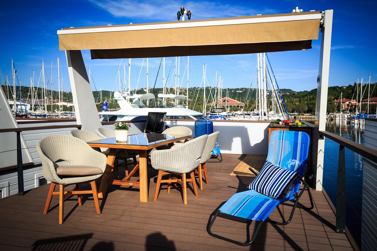 Floating Sea House Kahne Portoroz Villa Esterno foto